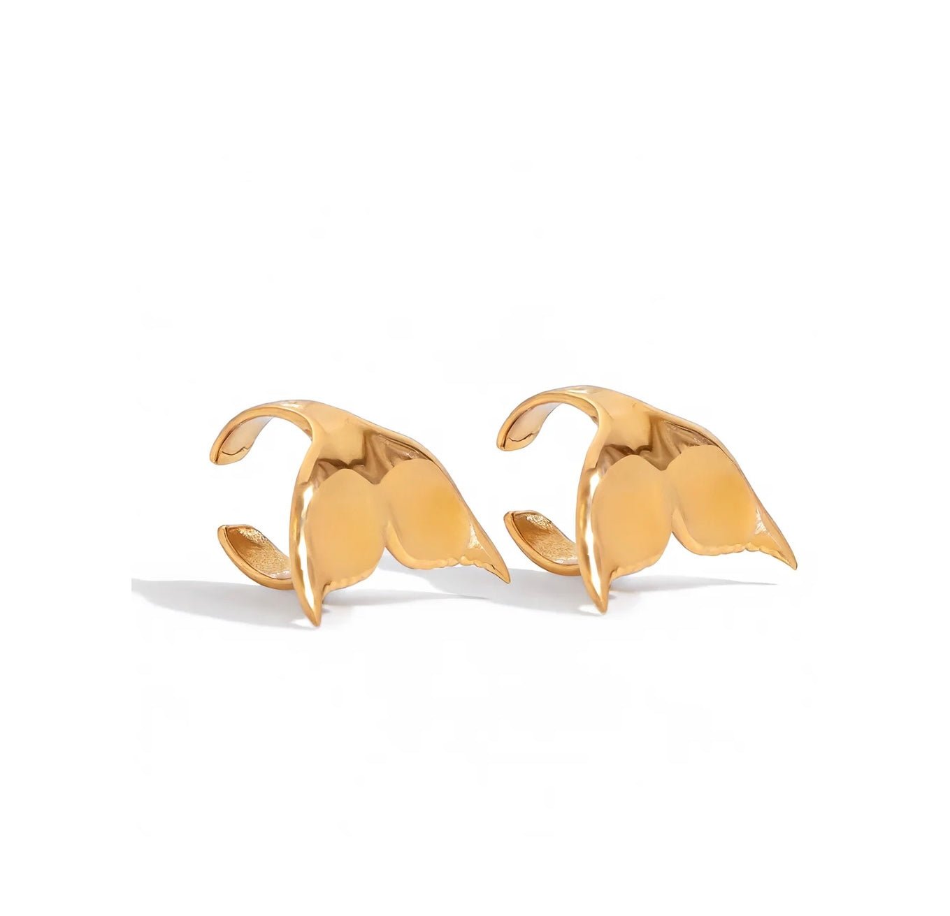 Ailes de Sirène Ear Cuffs - 18k Gold Plated Jewelry Switzerland