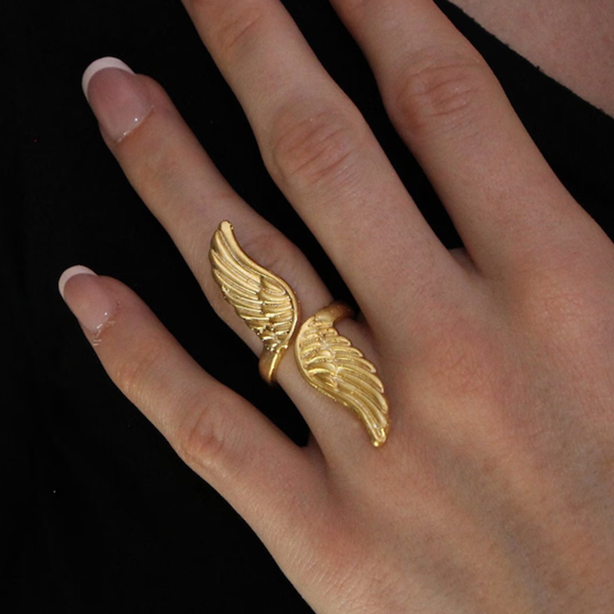 Ailes Éternelles Ring - 18k Gold Plated Jewelry Switzerland