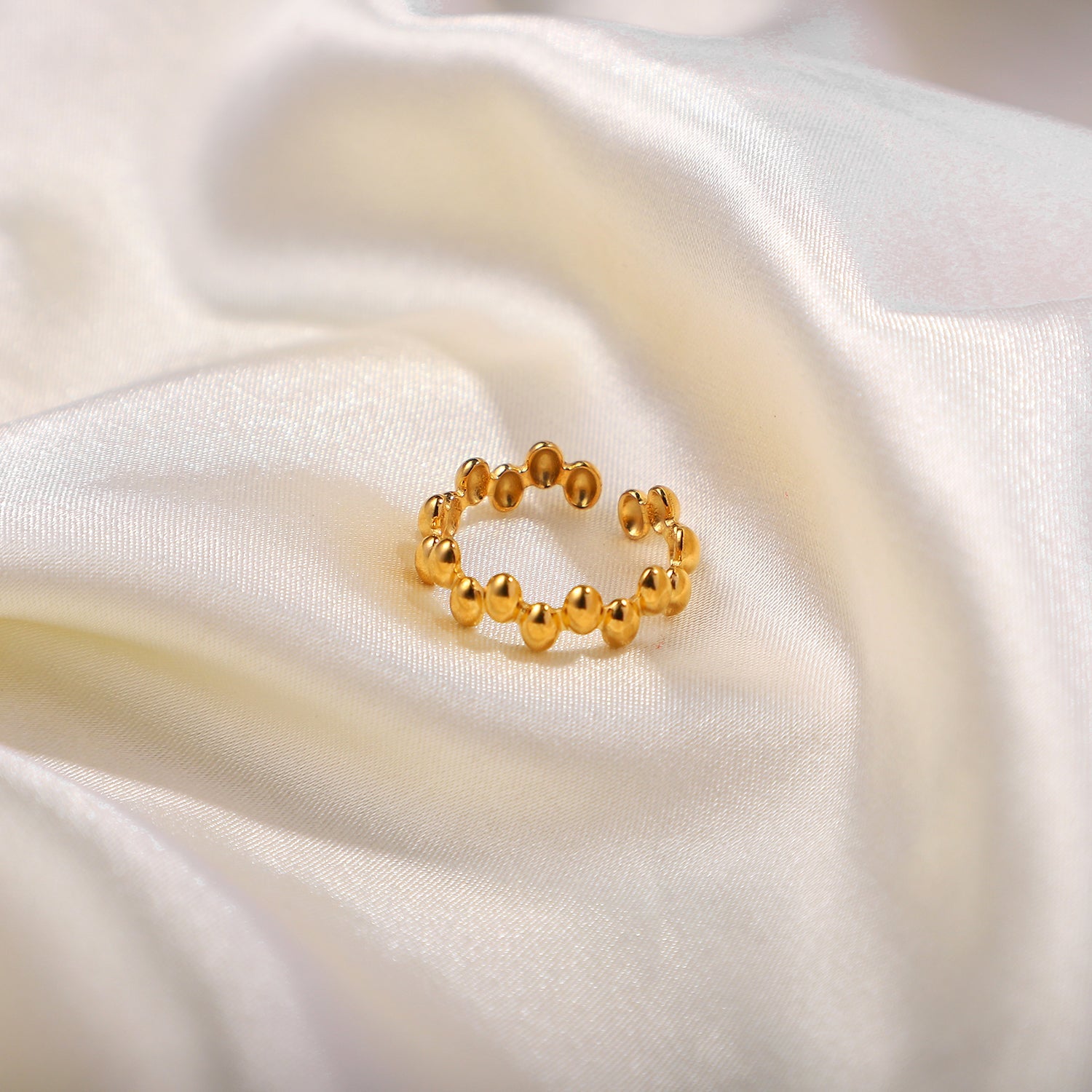 Bulle d’Or Ring - 18k Gold Plated Jewelry Switzerland