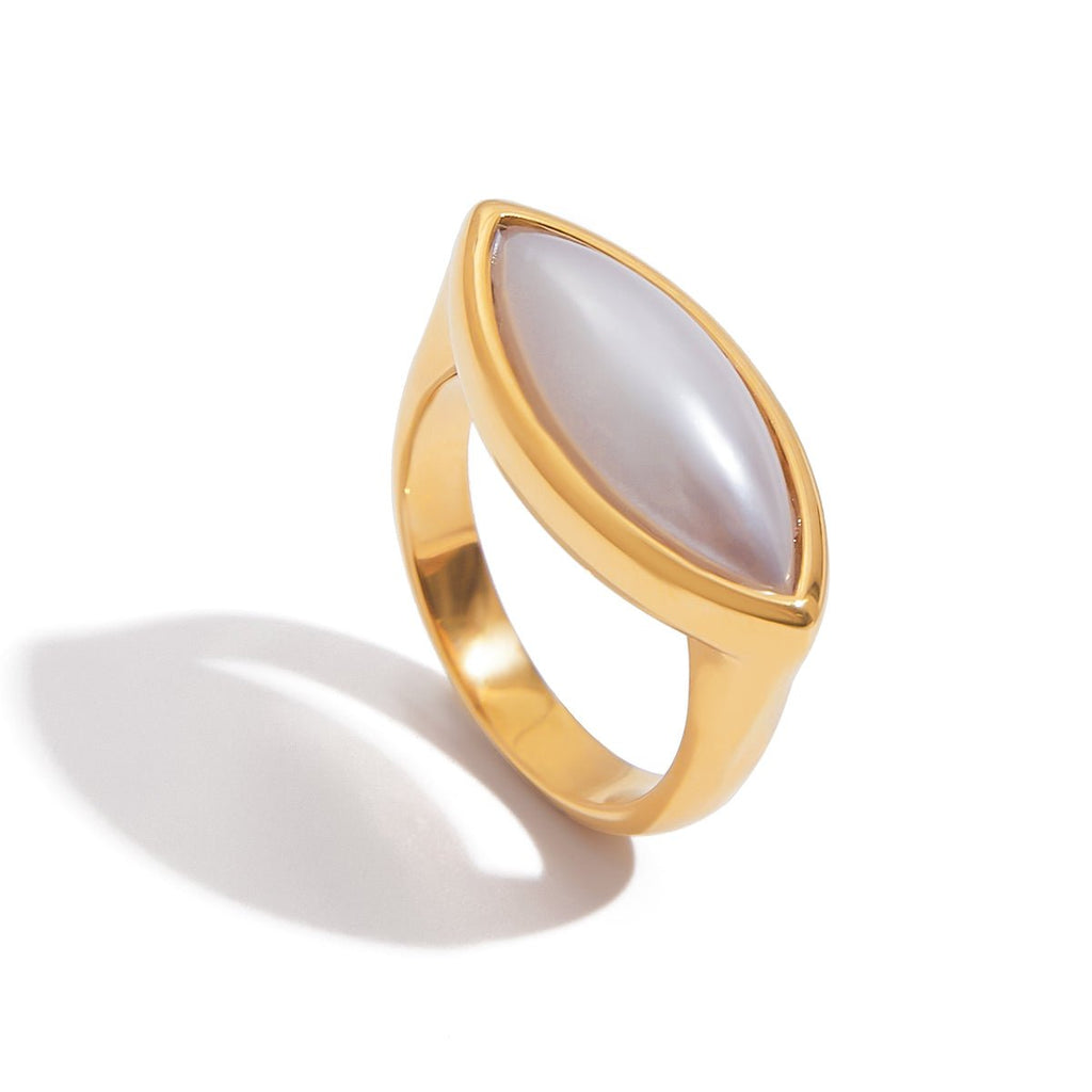 Ceil de Lune Ring - 18k Gold Plated Jewelry Switzerland