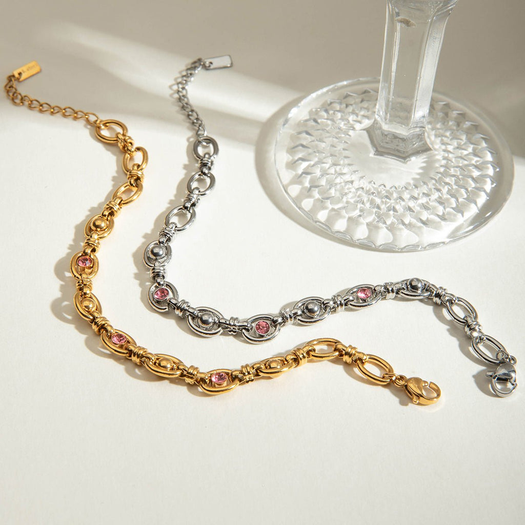 Ceil Rosé Bracelet - 18k Gold Plated Jewelry Switzerland