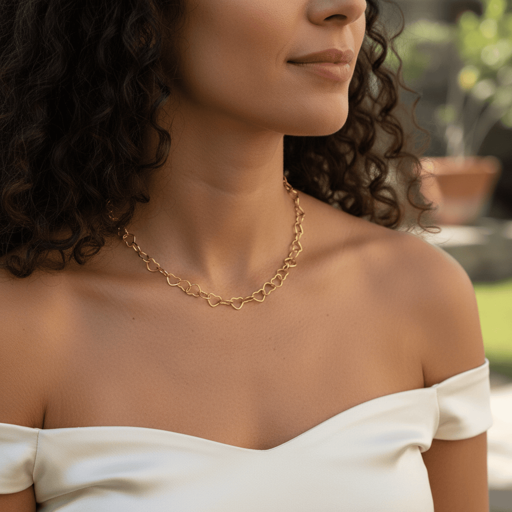 Coeur Infini Necklace - 18k Gold Plated Jewelry Switzerland