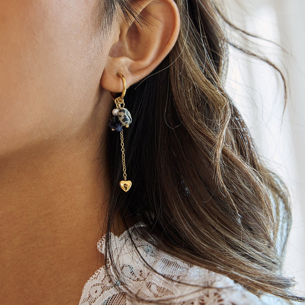 Coeur Sauvage Earrings - 18k Gold Plated Jewelry Switzerland