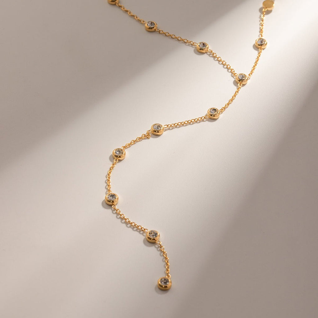 Constellation Filante Necklace - 18k Gold Plated Jewelry Switzerland