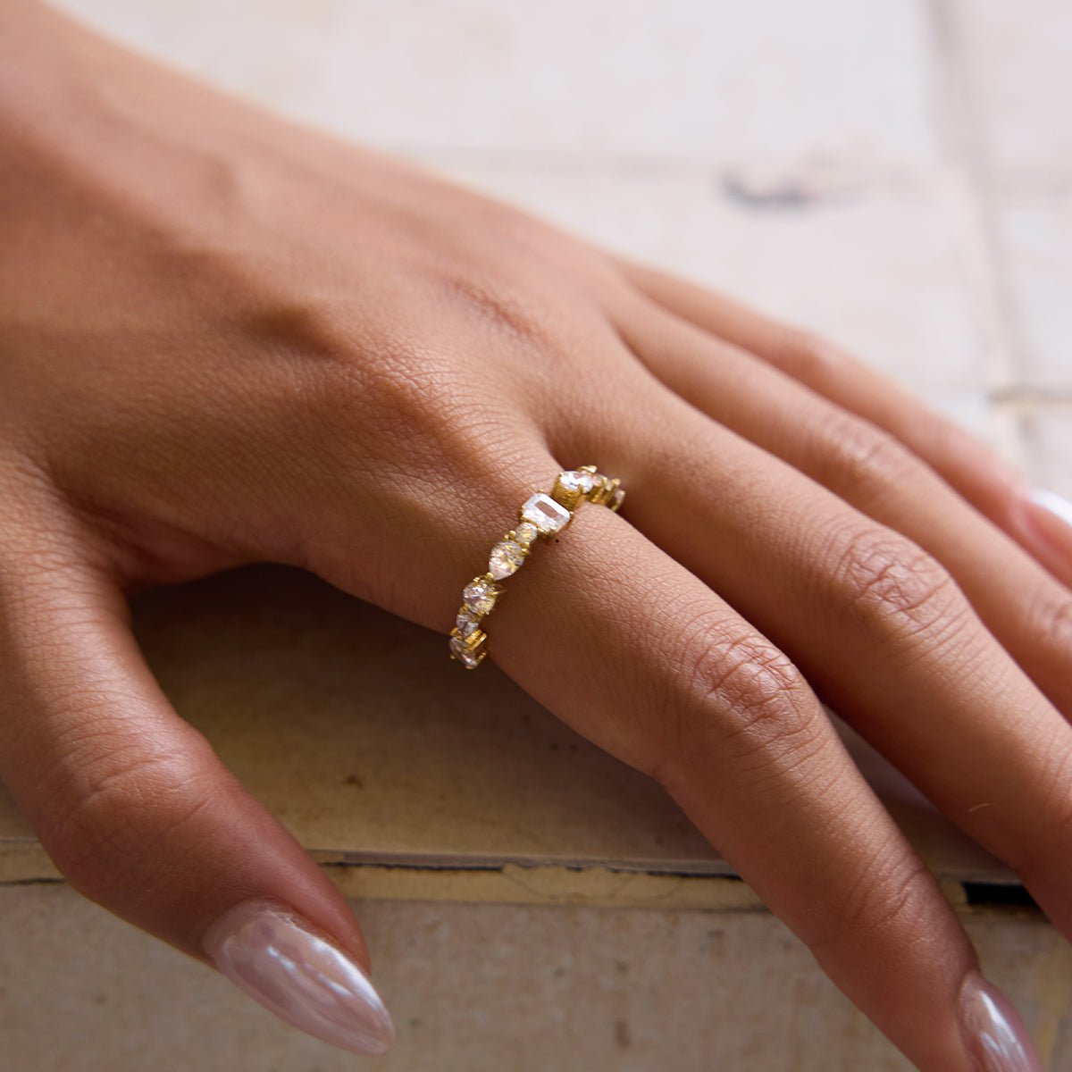 Constellation Ouverte Ring - 18k Gold Plated Jewelry Switzerland