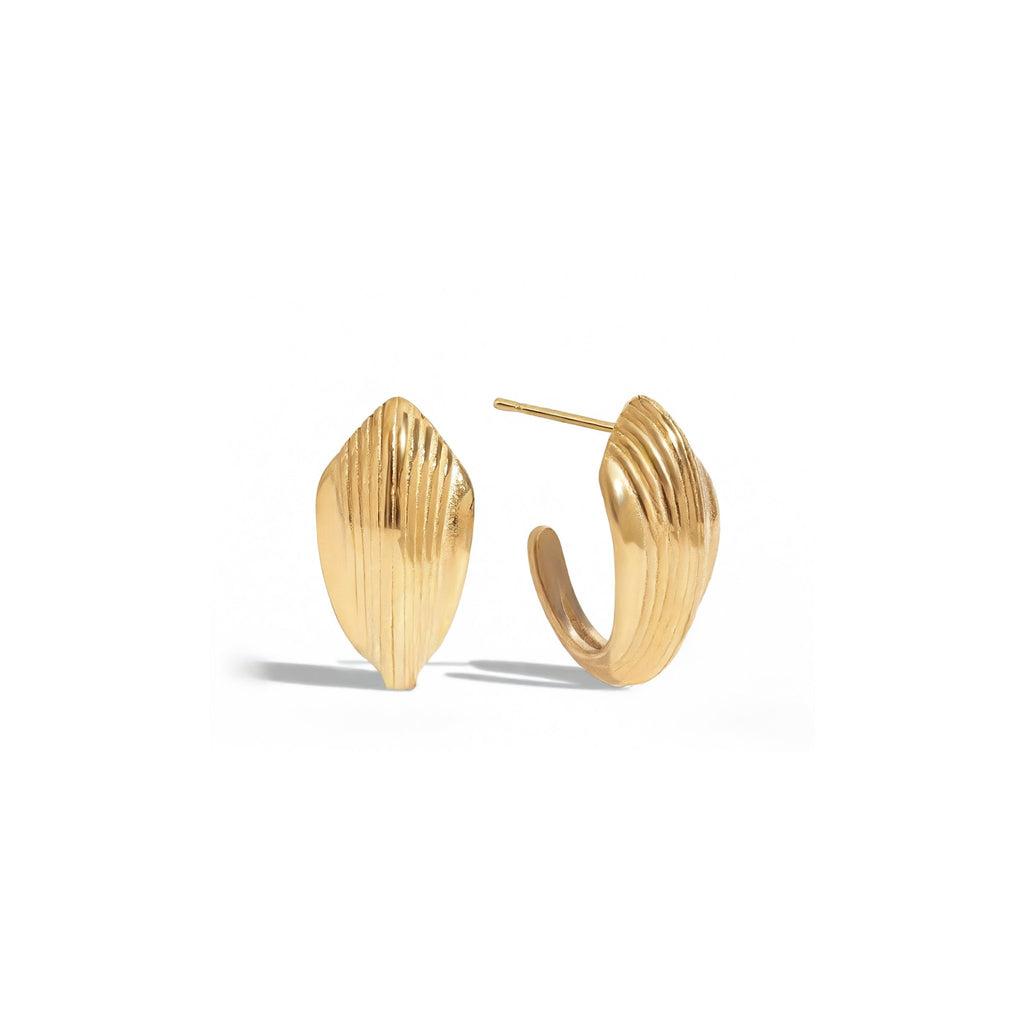 Coquillages d’Or Earrings - 18k Gold Plated Jewelry Switzerland