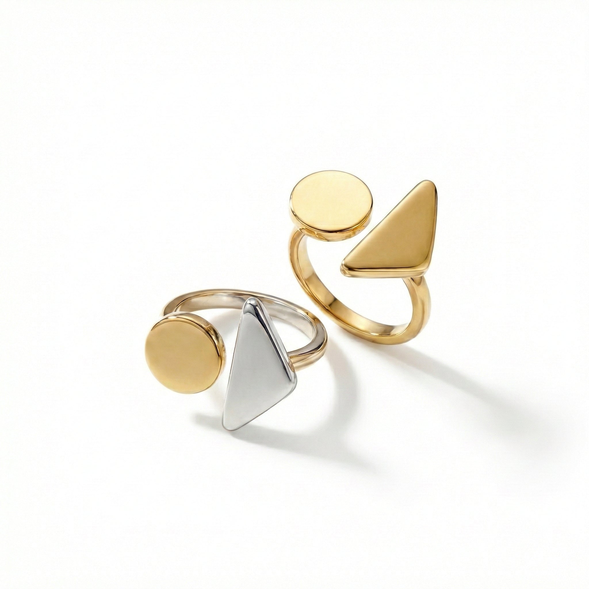 Disque et de Cône Mckella Ring - 18k Gold Plated Jewelry Switzerland