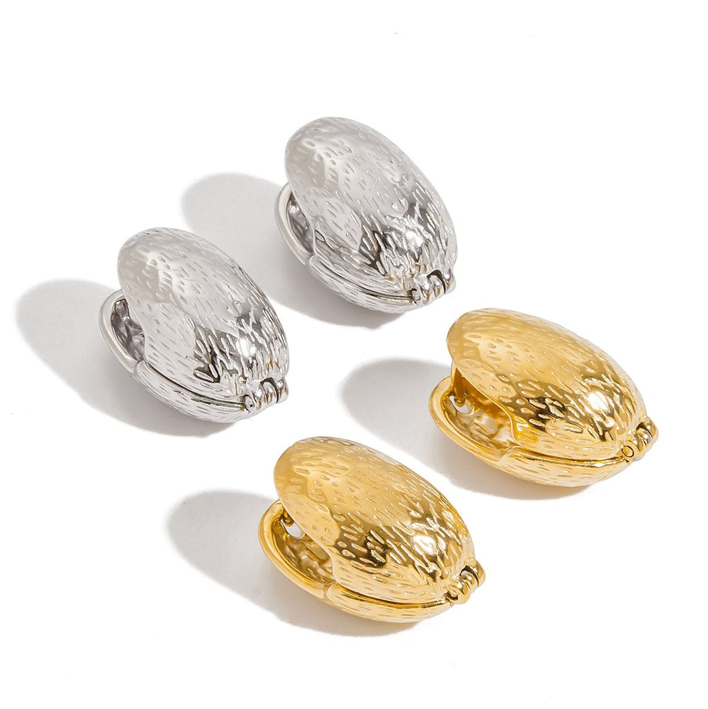 Écailles d’Or Hoops - 18k Gold Plated Jewelry Switzerland