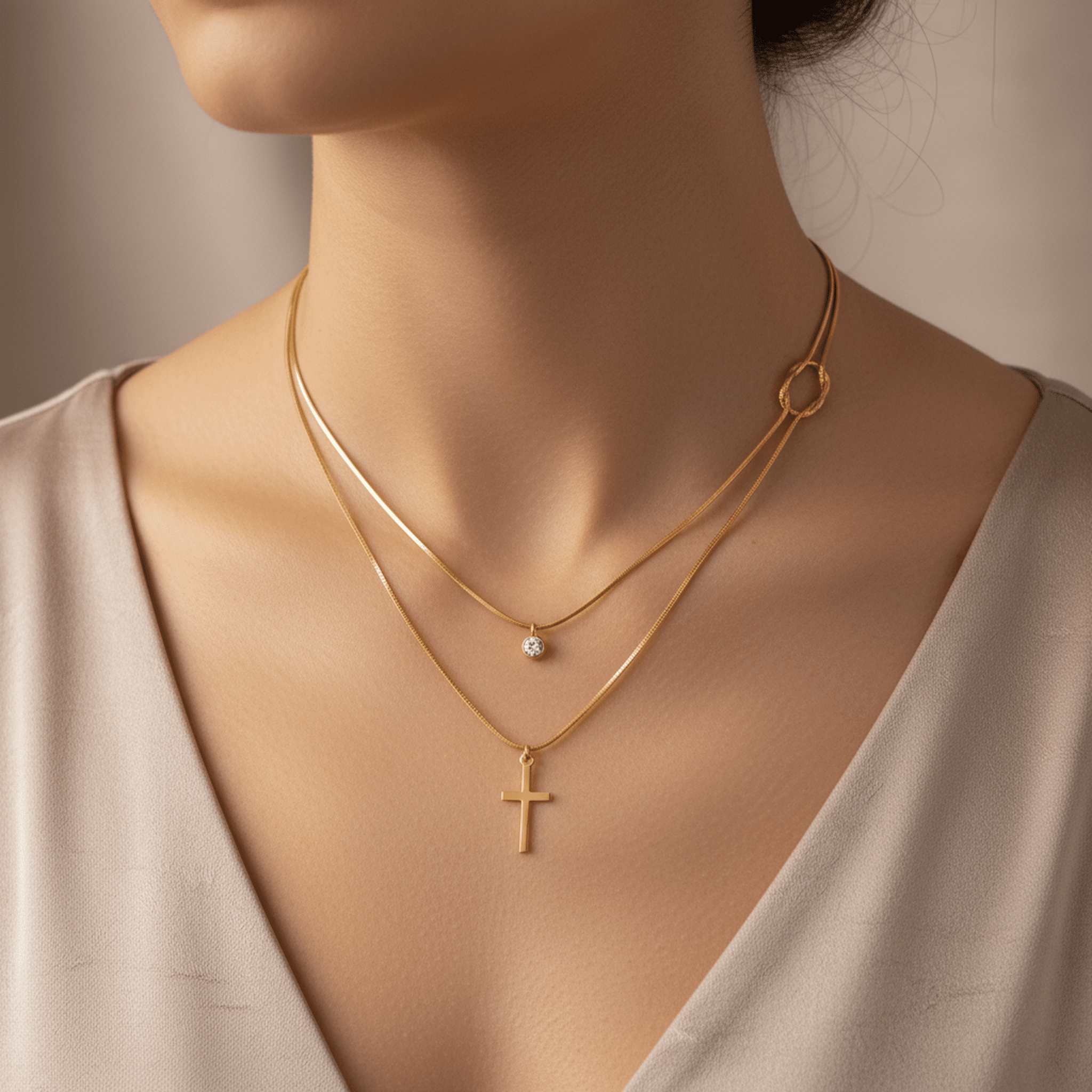 Fidélité Éternelle Necklace - 18k Gold Plated Jewelry Switzerland