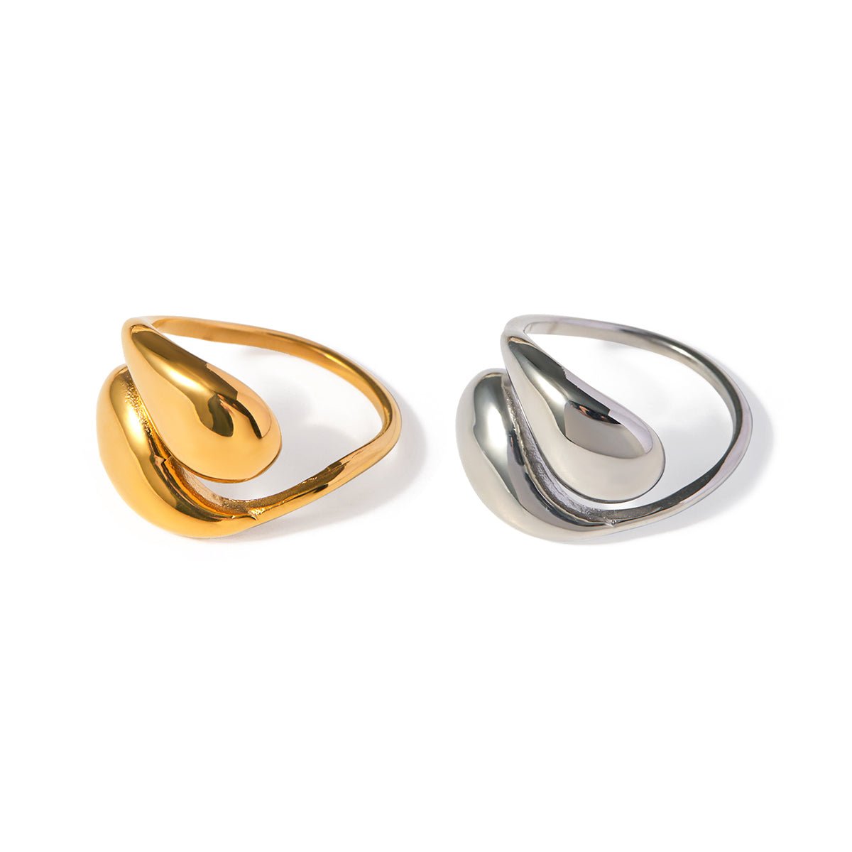 Goutte de Soleil Ring - 18k Gold Plated Jewelry Switzerland