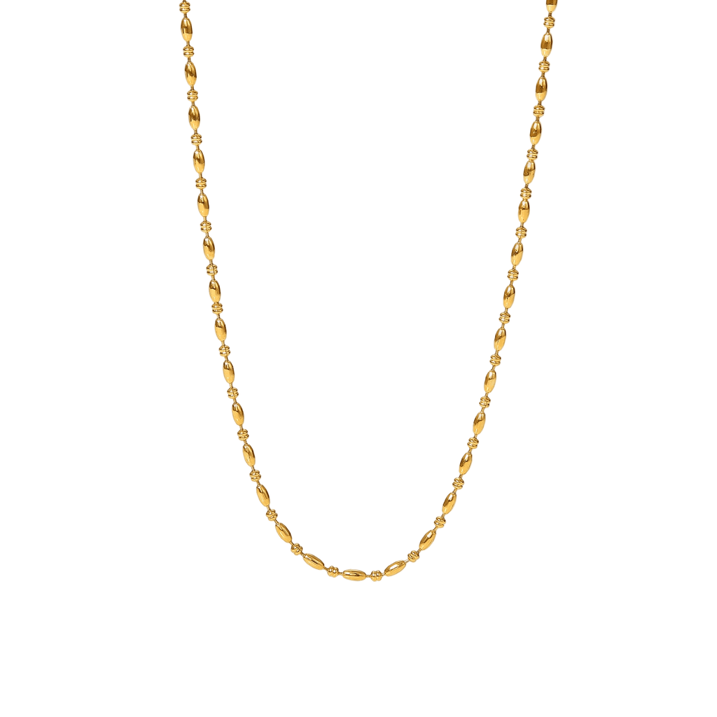 Grains d’Or Necklace - 18k Gold Plated Jewelry Switzerland