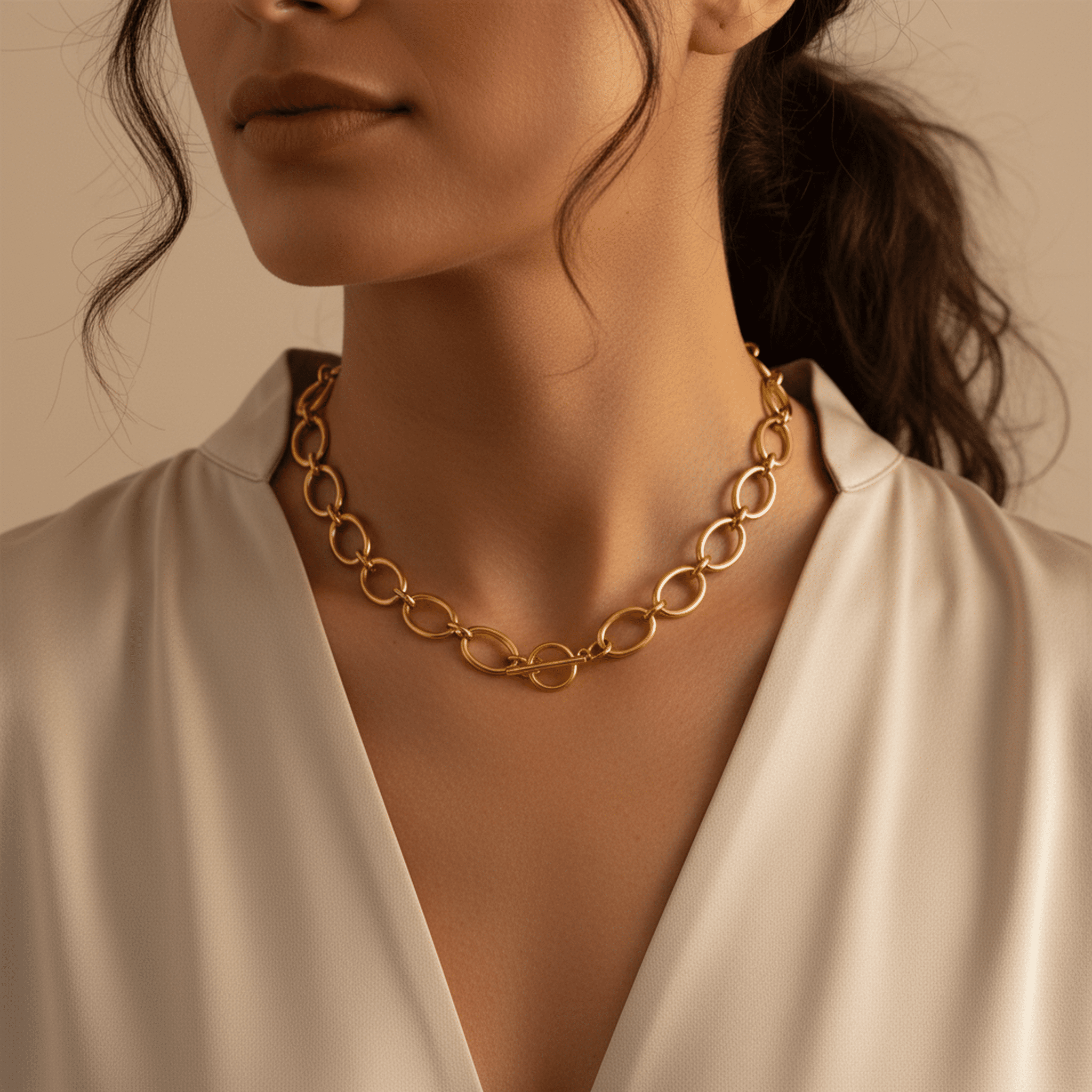 Lien Éternel Necklace - 18k Gold Plated Jewelry Switzerland
