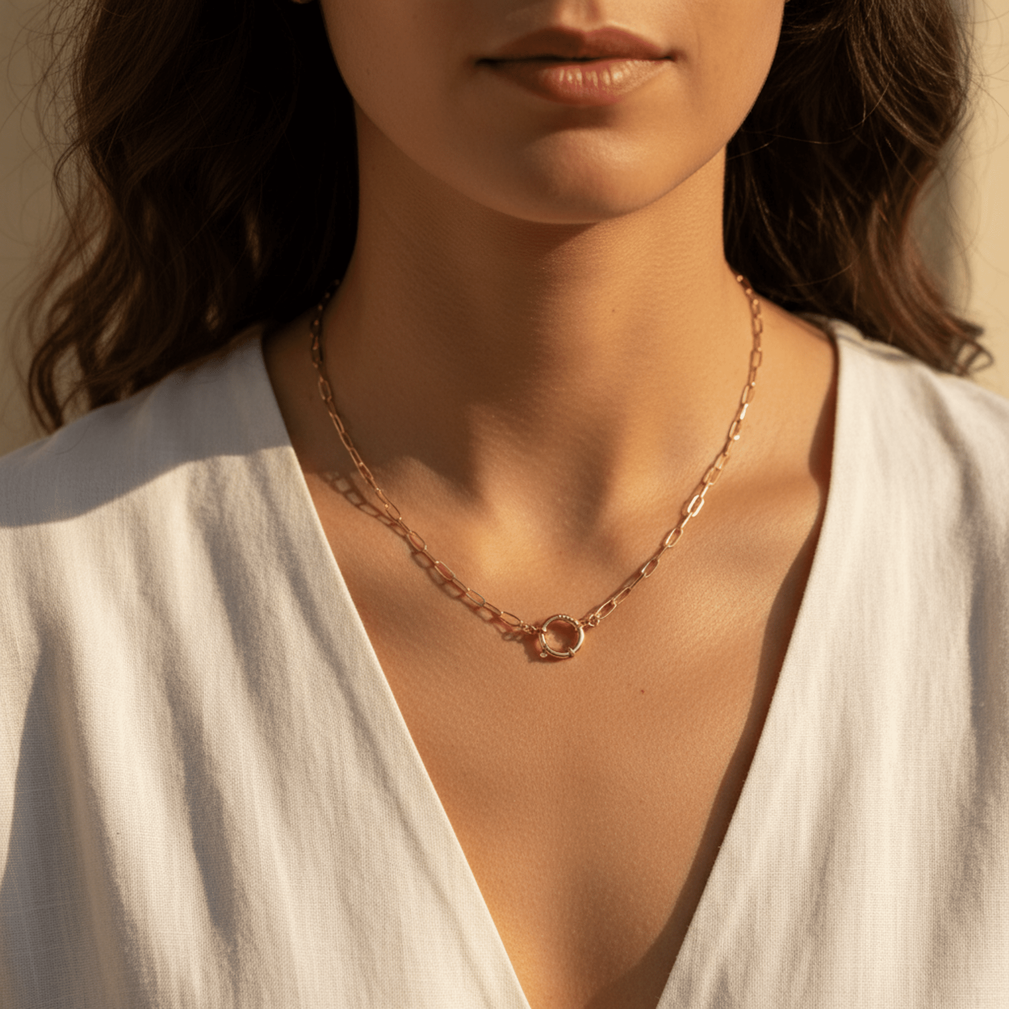 Lien Marin Necklace - 18k Gold Plated Jewelry Switzerland