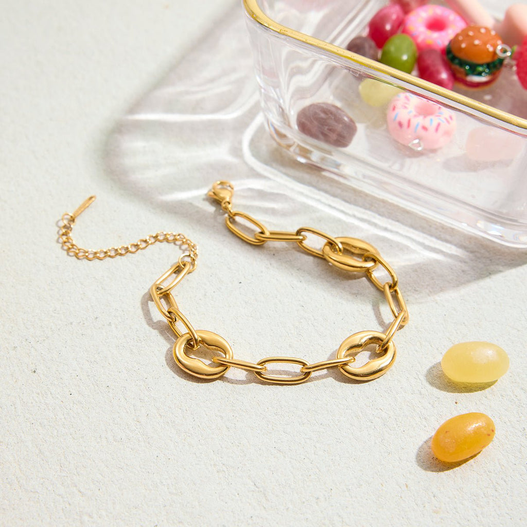 Lien Marinière d’Or Bracelet - 18k Gold Plated Jewelry Switzerland