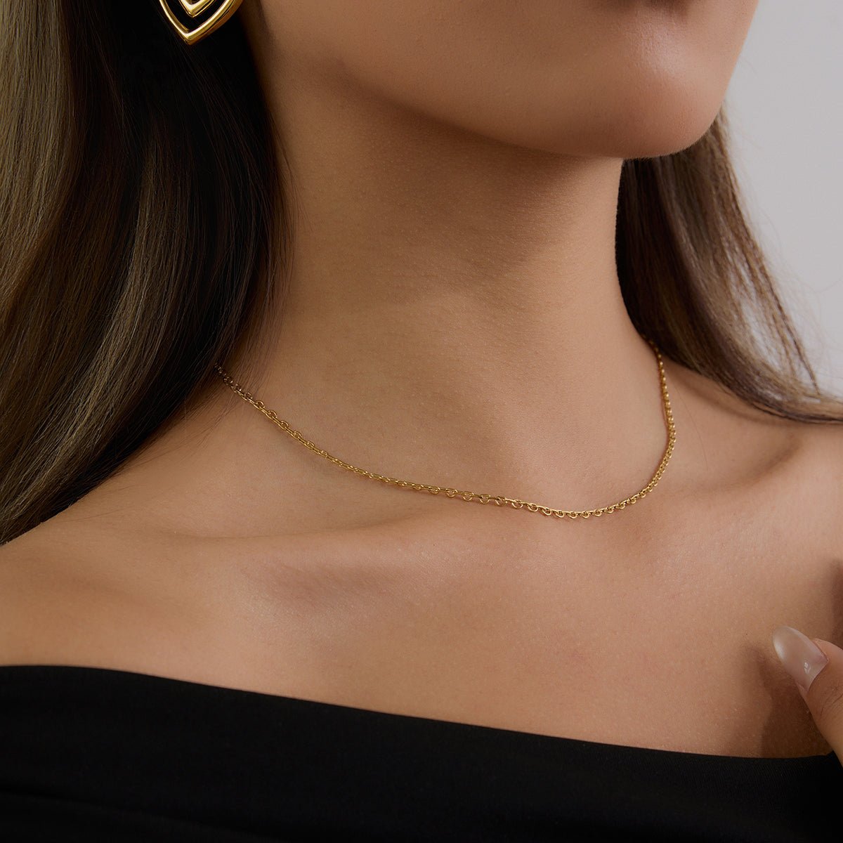 Ligne d’Aurore Necklace - 18k Gold Plated Jewelry Switzerland