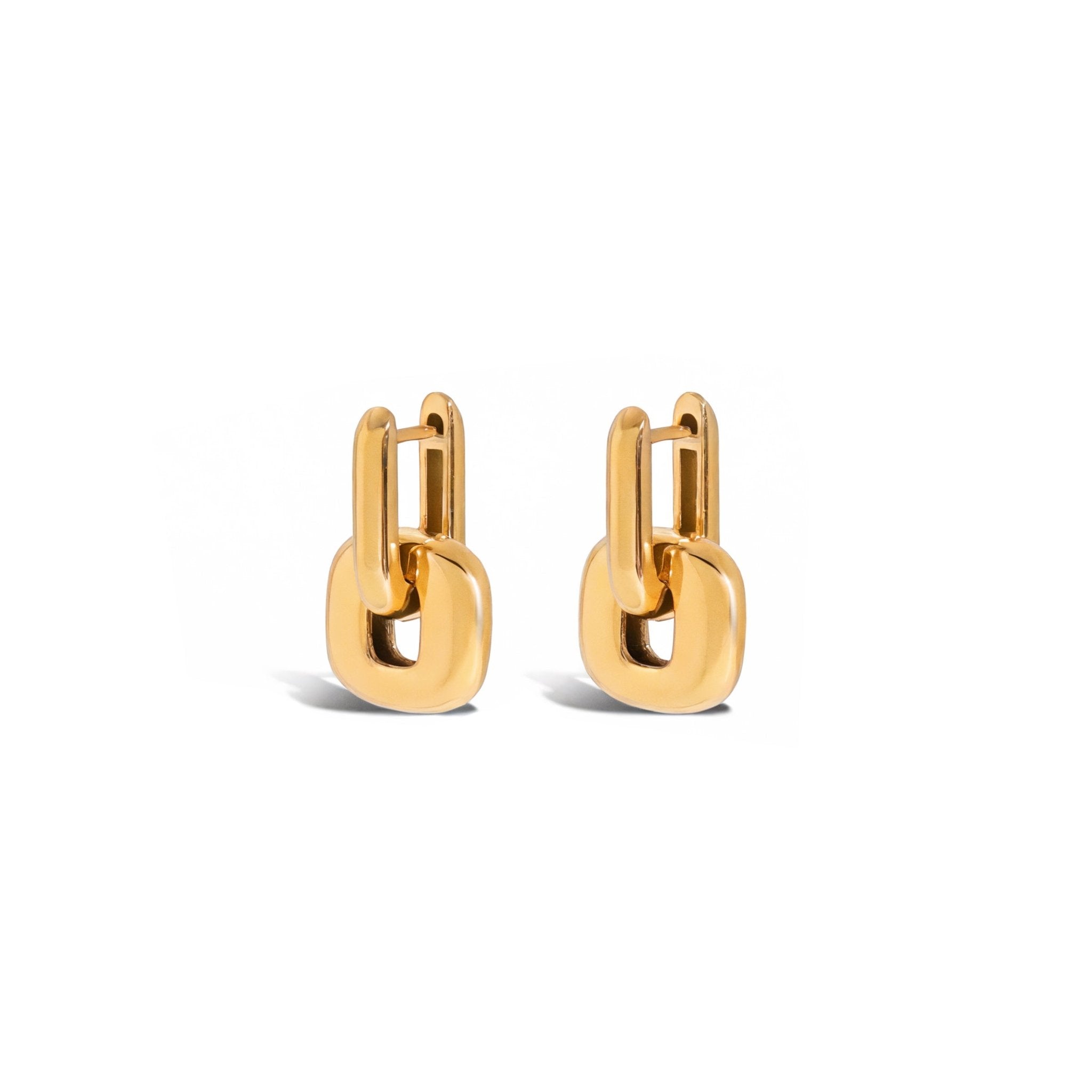 Maillons d’Or Earrings - 18k Gold Plated Jewelry Switzerland