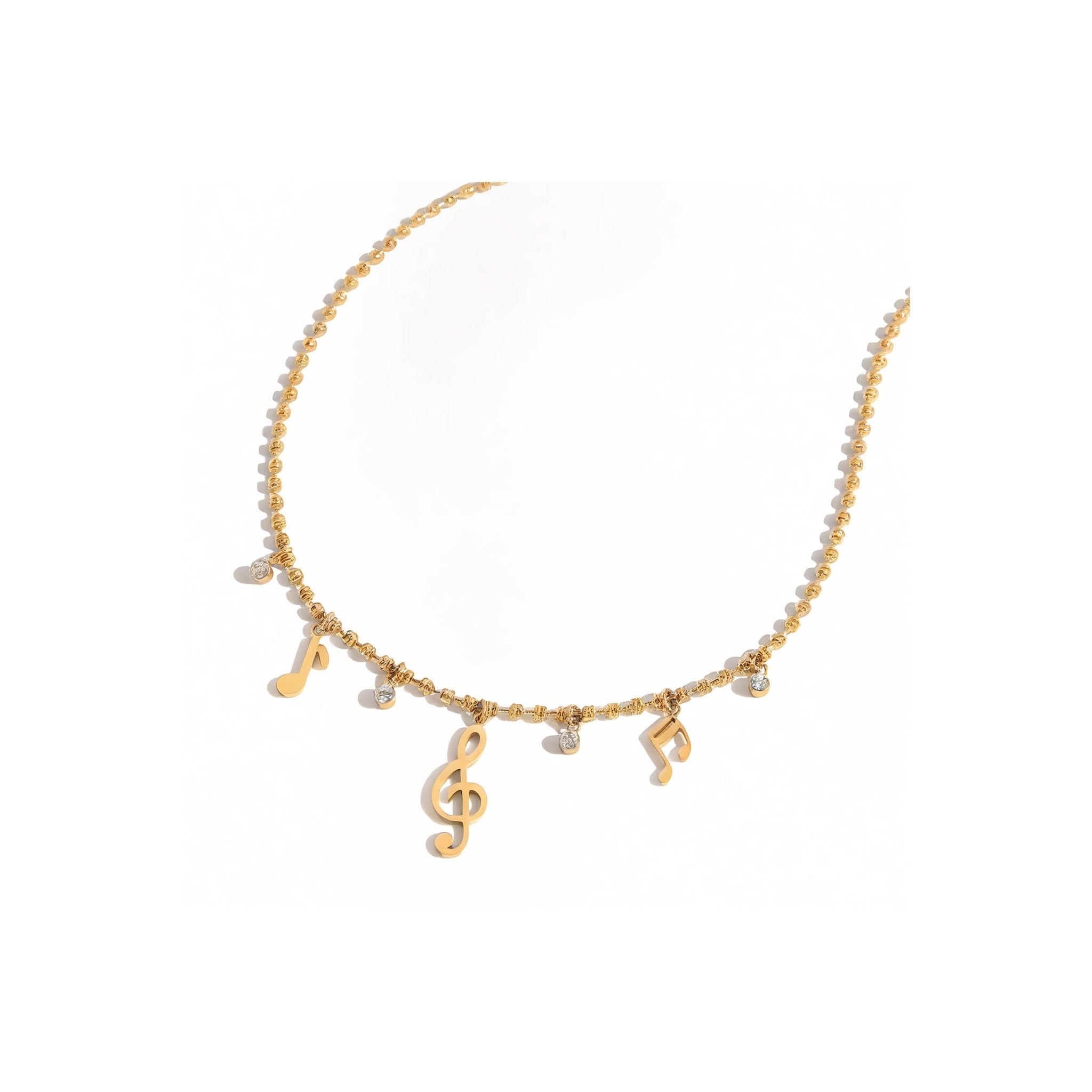 Mélodie Scintillante Necklace - 18k Gold Plated Jewelry Switzerland