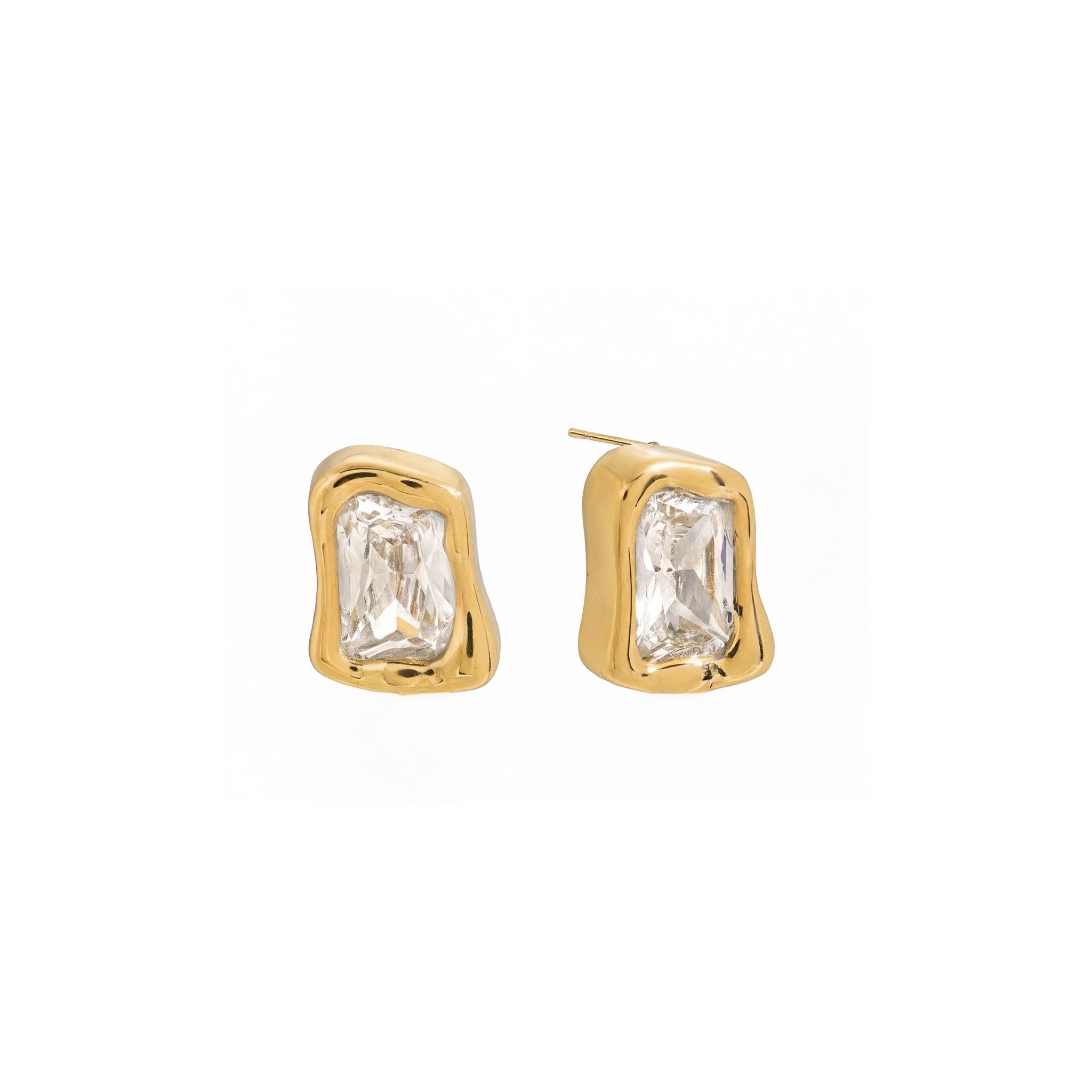 Miroir d’Aurore Earrings - 18k Gold Plated Jewelry Switzerland