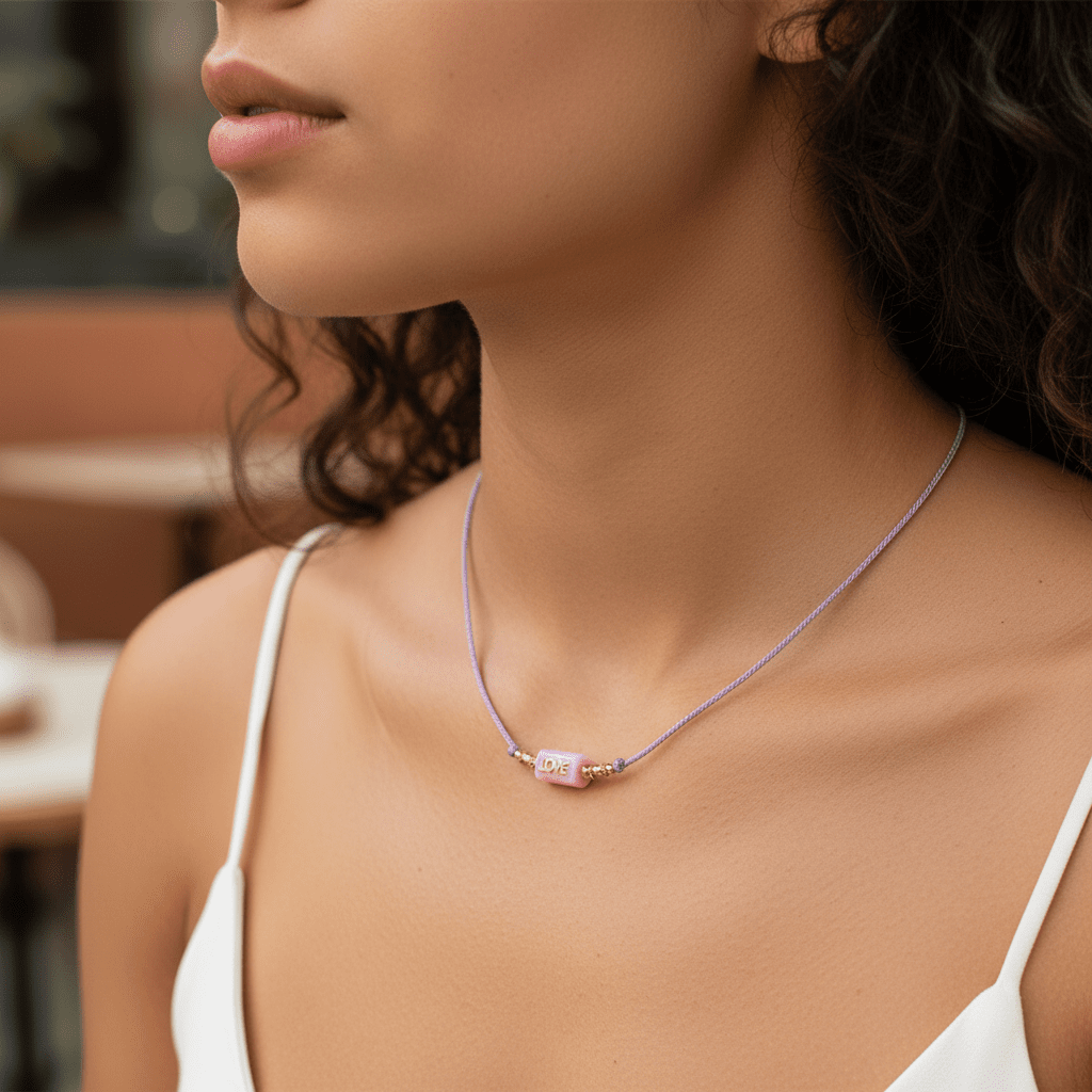 Parole d’Amour Necklace - 18k Gold Plated Jewelry Switzerland