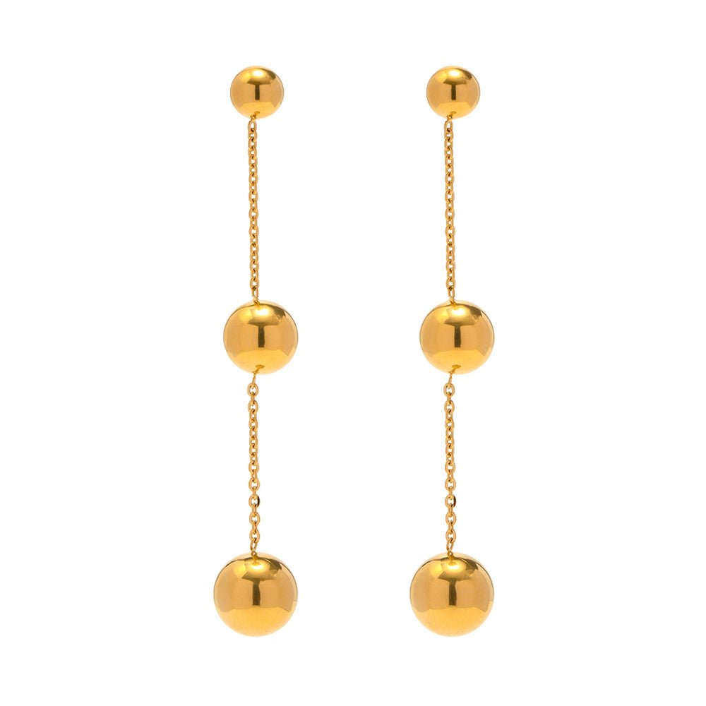 Perles d’Or Earrings - 18k Gold Plated Jewelry Switzerland