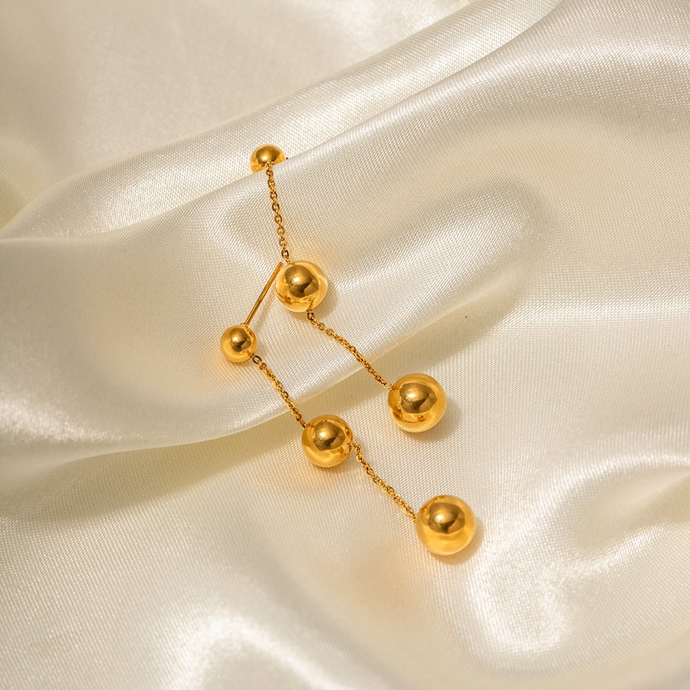Perles d’Or Earrings - 18k Gold Plated Jewelry Switzerland
