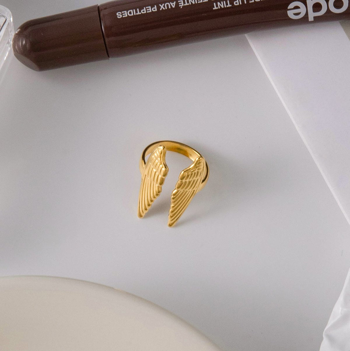 Plumes d’Ange Ring - 18k Gold Plated Jewelry Switzerland