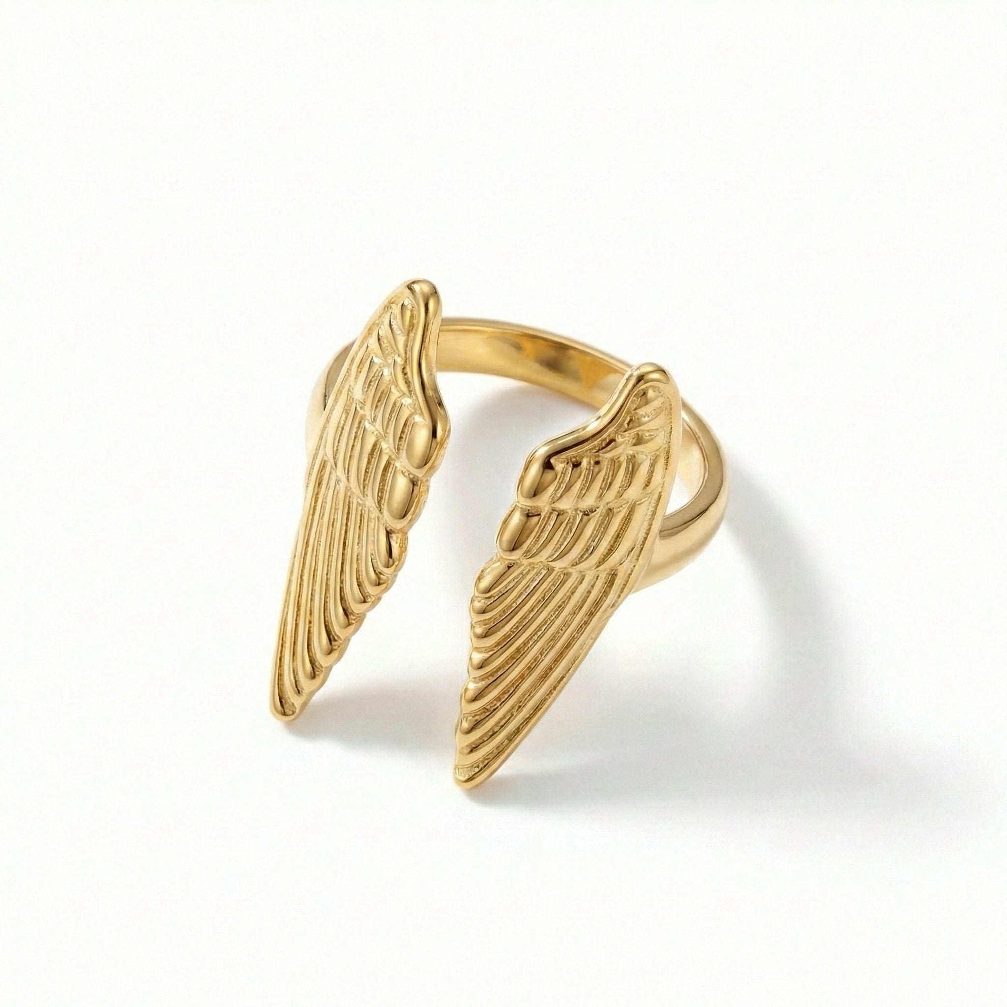 Plumes de d’Ange Mckella Ring 18k gold - plated - 18k Gold Plated Jewelry Switzerland