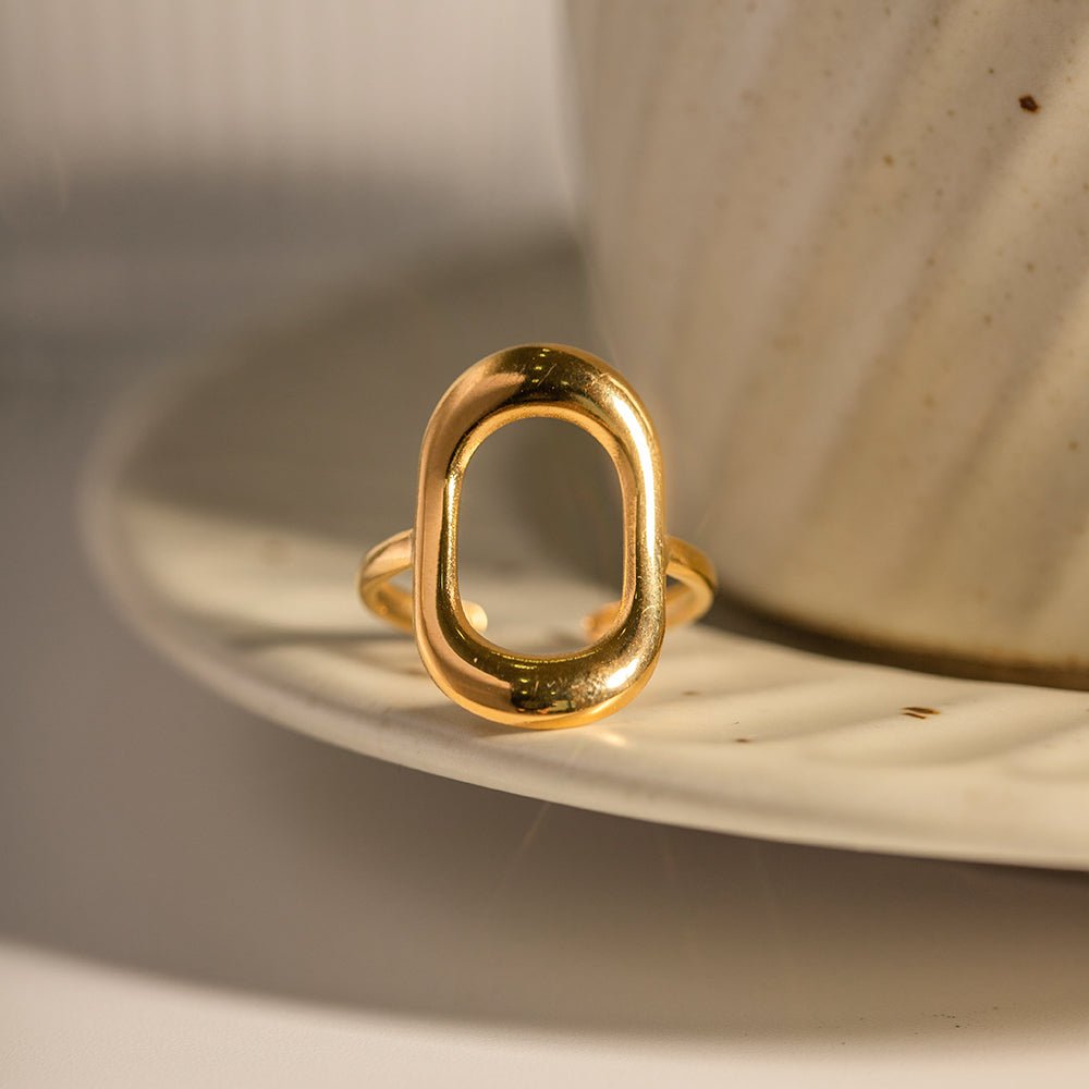 Portail d’Or Ring - 18k Gold Plated Jewelry Switzerland