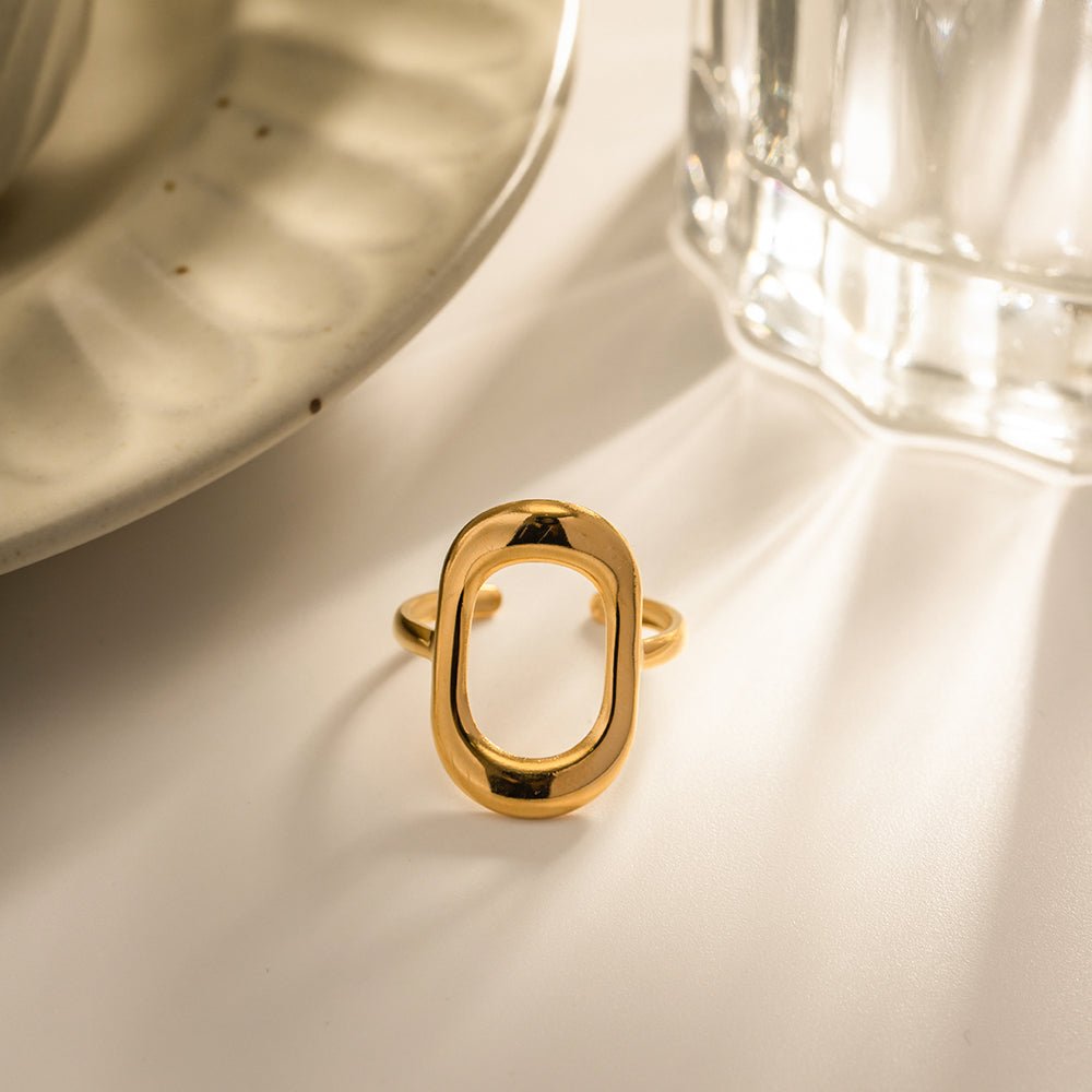 Portail d’Or Ring - 18k Gold Plated Jewelry Switzerland