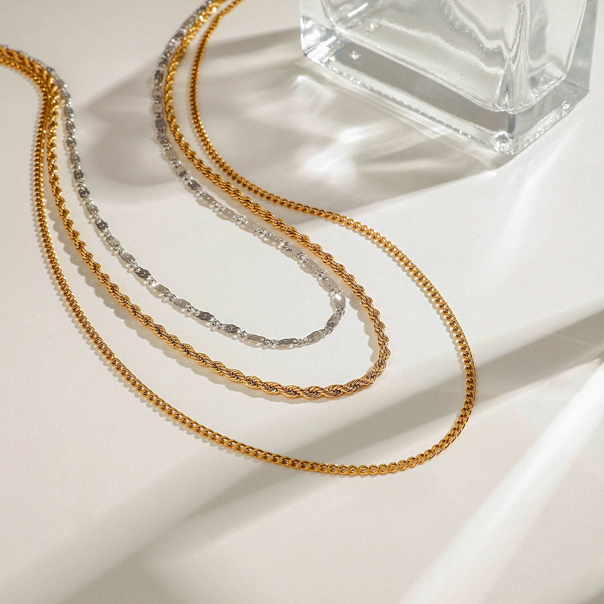 Quatuor Harmonie Necklace - 18k Gold Plated Jewelry Switzerland