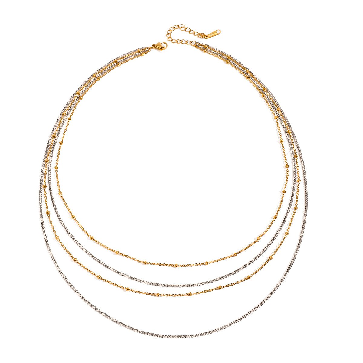 Quatuor Harmonie Necklace - 18k Gold Plated Jewelry Switzerland