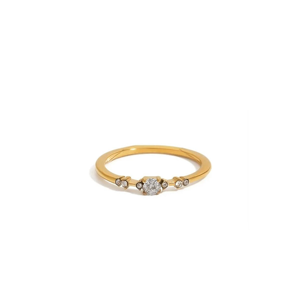 Torsade Scintillante Ring - 18k Gold Plated Jewelry Switzerland
