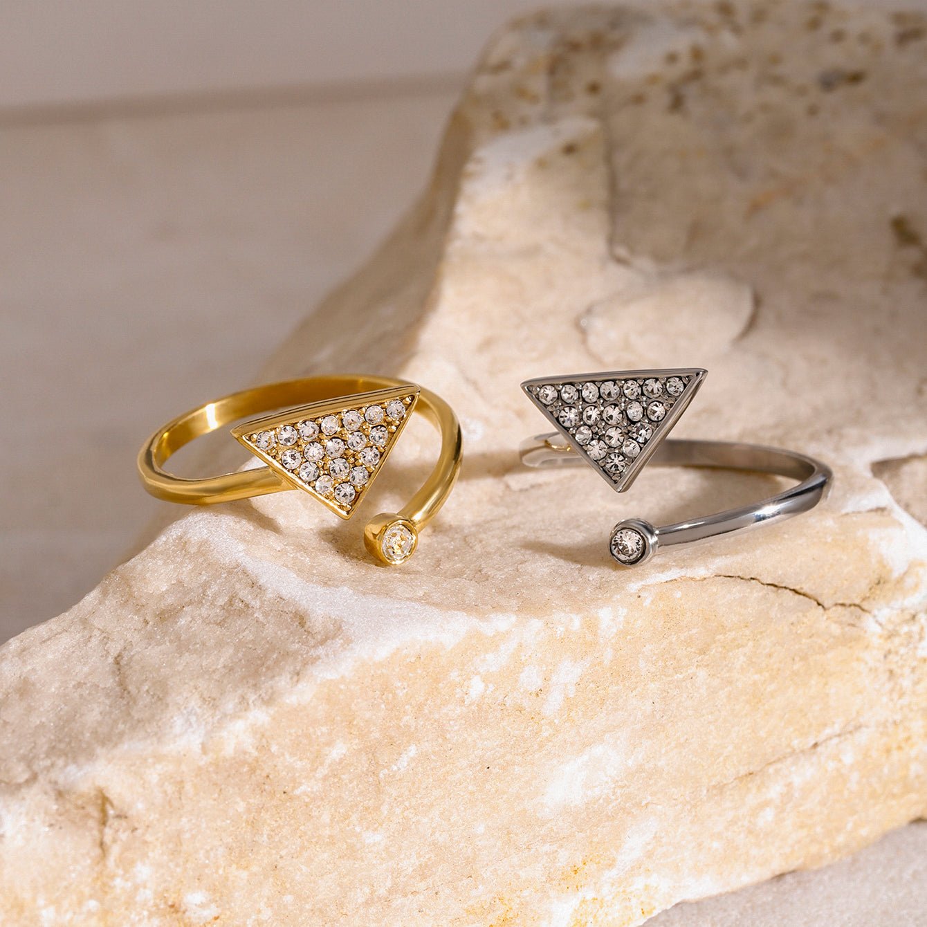 Trajectoire Étoilée Ring - 18k Gold Plated Jewelry Switzerland