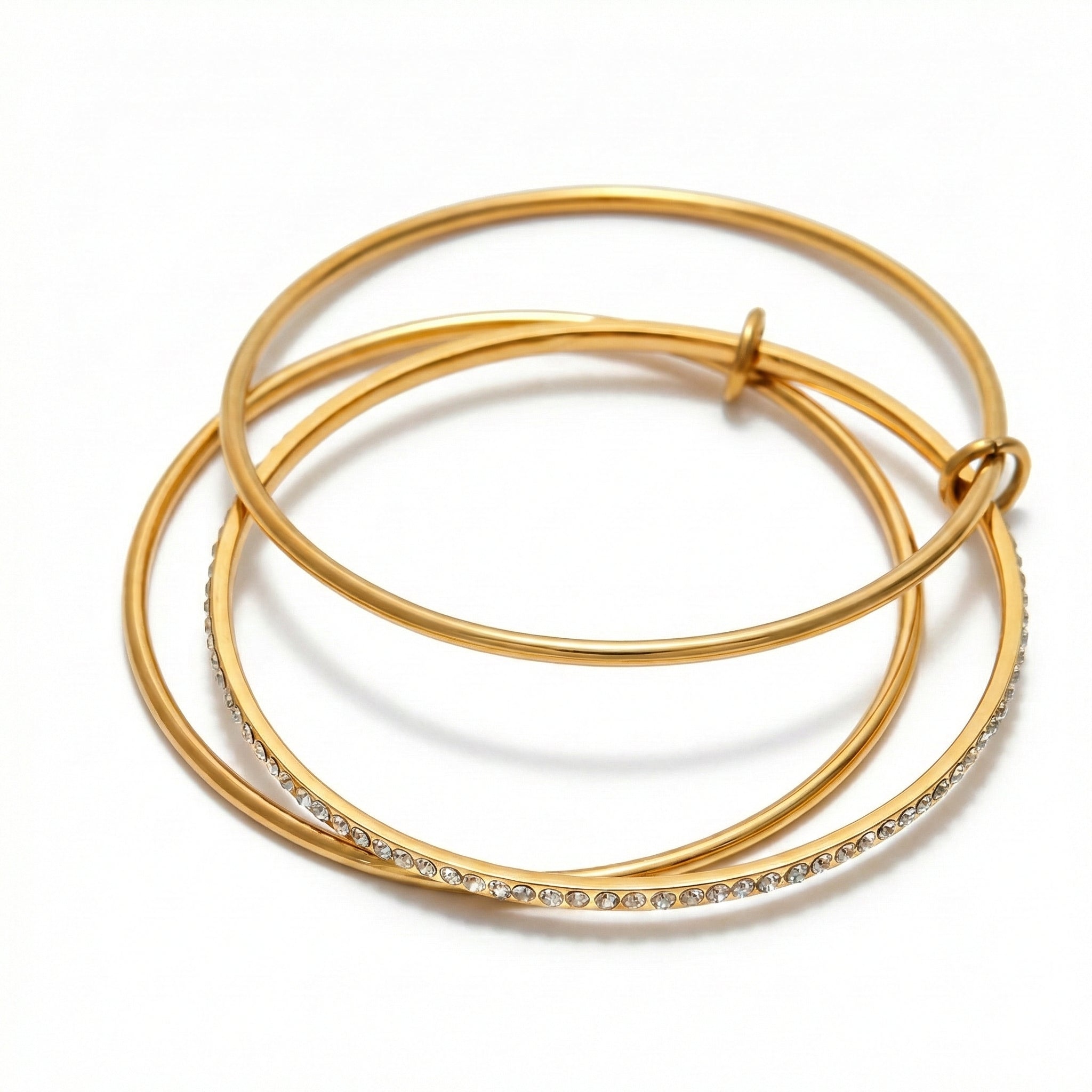 Trio Éclat d’Or Mckella Bracelet - 18k Gold Plated Jewelry Switzerland